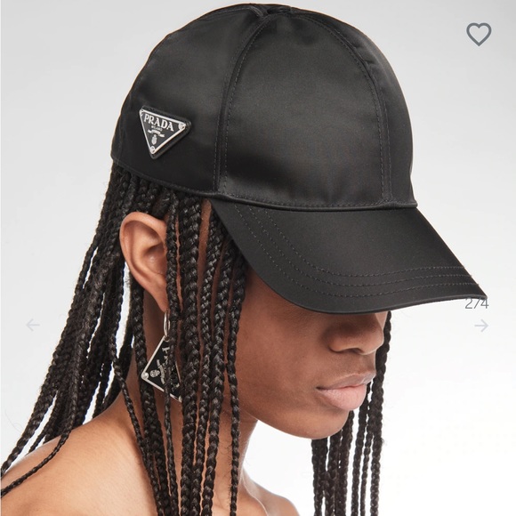 Prada Accessories - Prada Black Baseball cap re-Nylon size Small